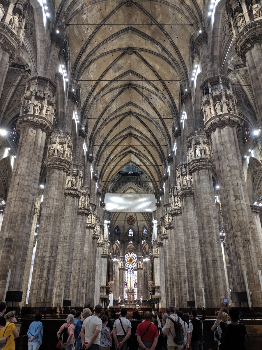 Inside the Duomo