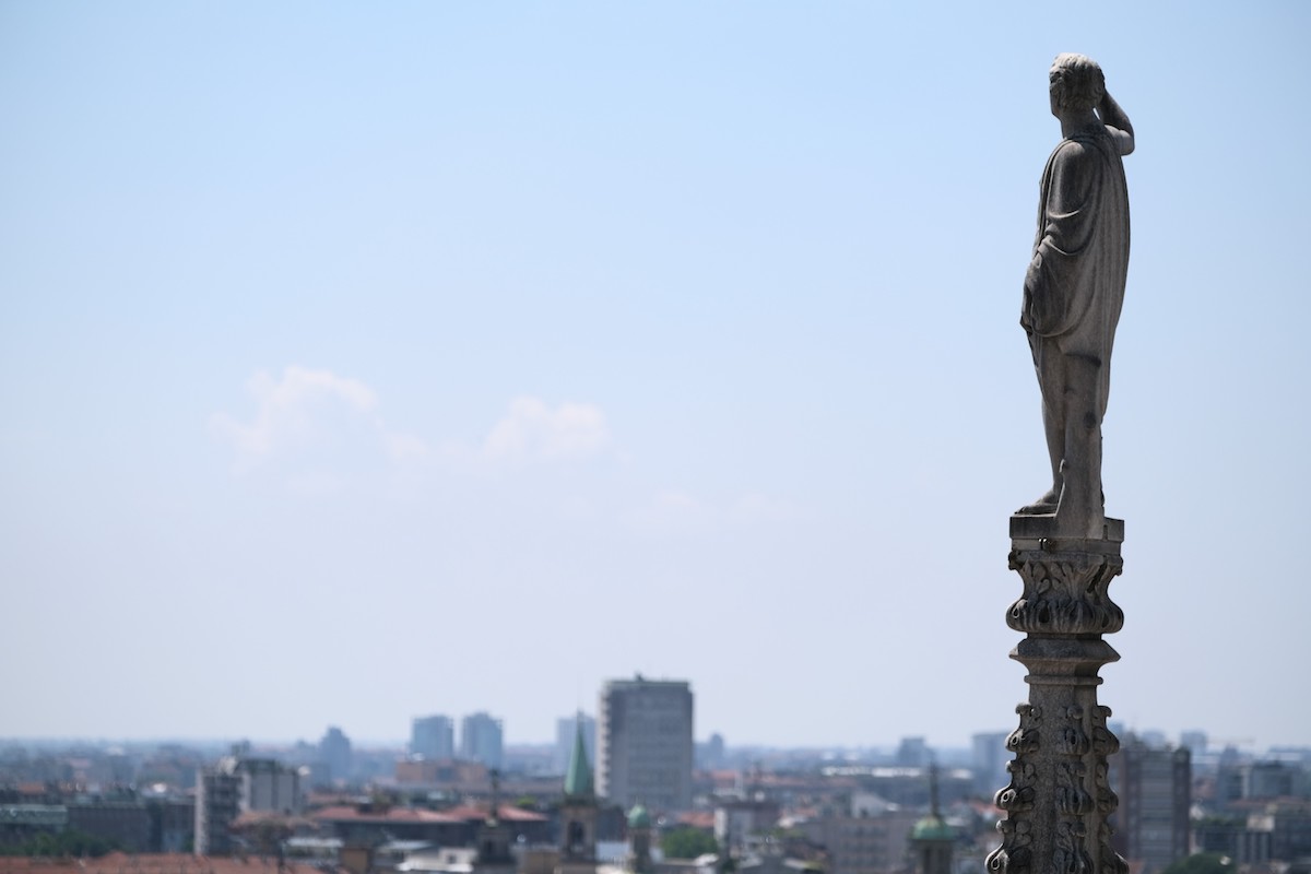 Milan View from Statue